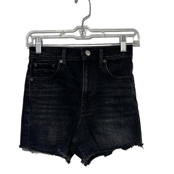 Denim Forum The Arlo Short in black eyeliner - size 24 - Picture 2 of 12